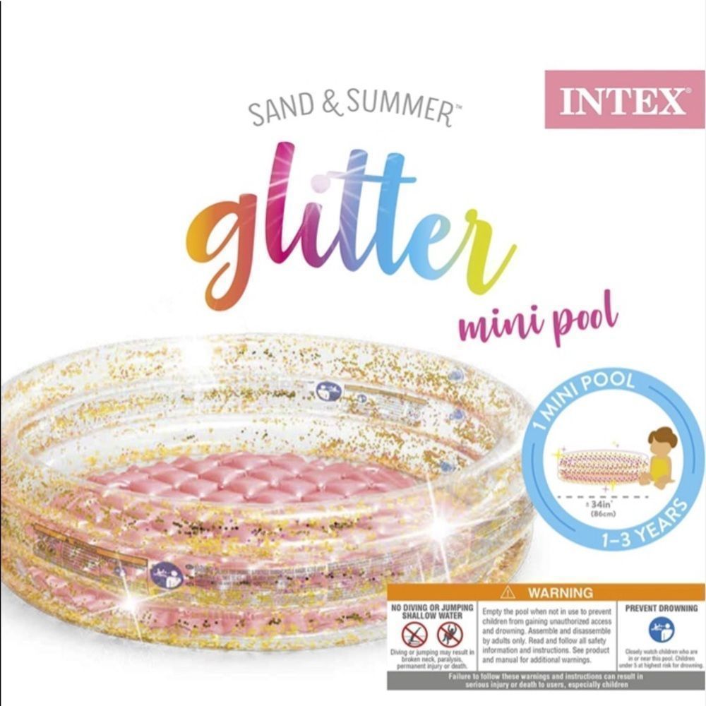 1 LEFT! Glitter Mini Pool